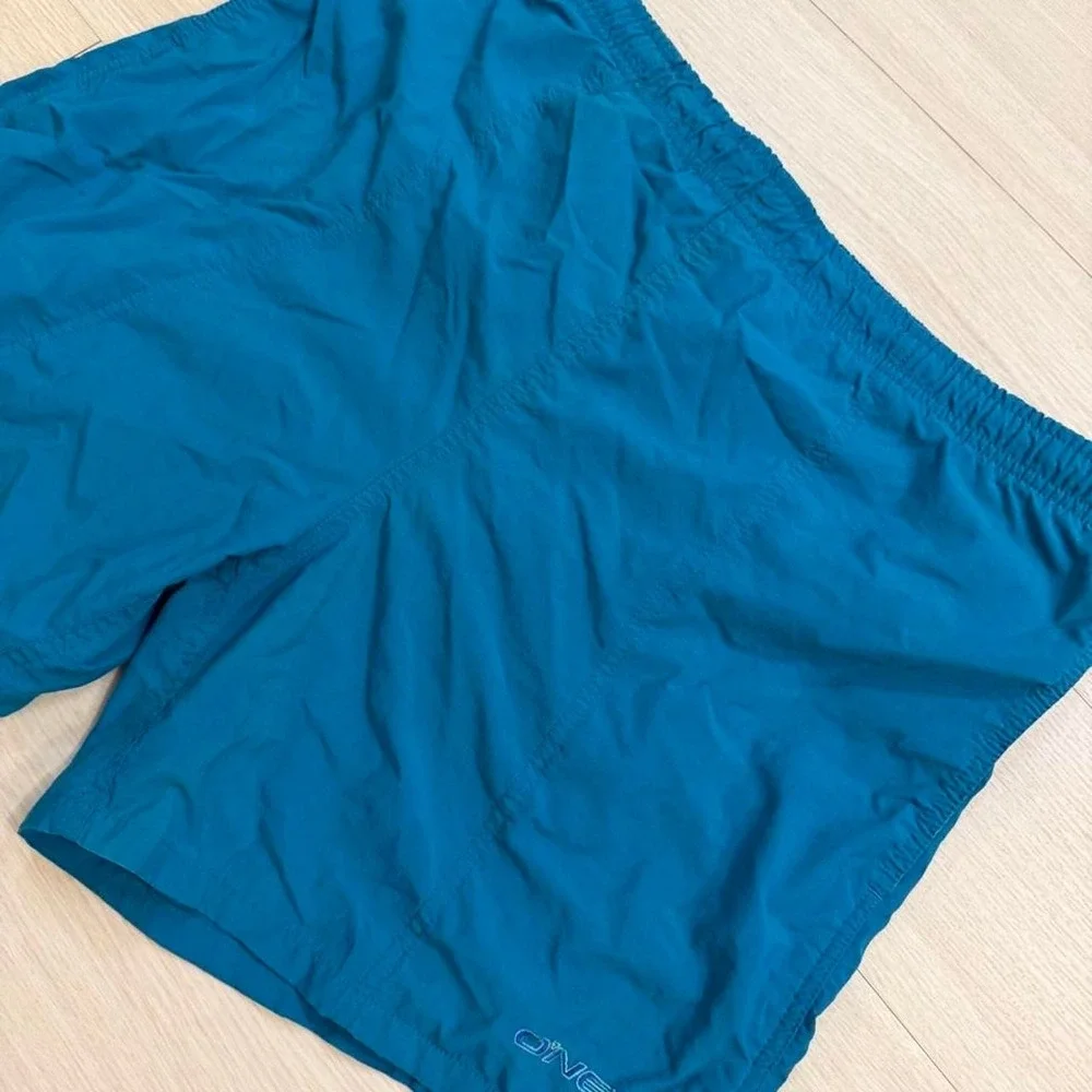 Vintage O'Neill Lined Blue Swim Shorts Mens Size Medium Surf Swim